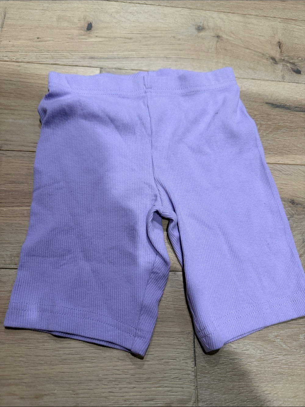 Carters Kids Lavender Ribbed Bike Shorts